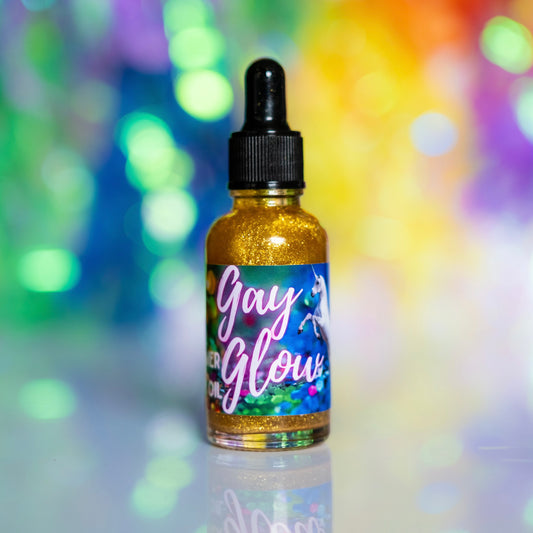 Gay Glow Shimmer Body Oil